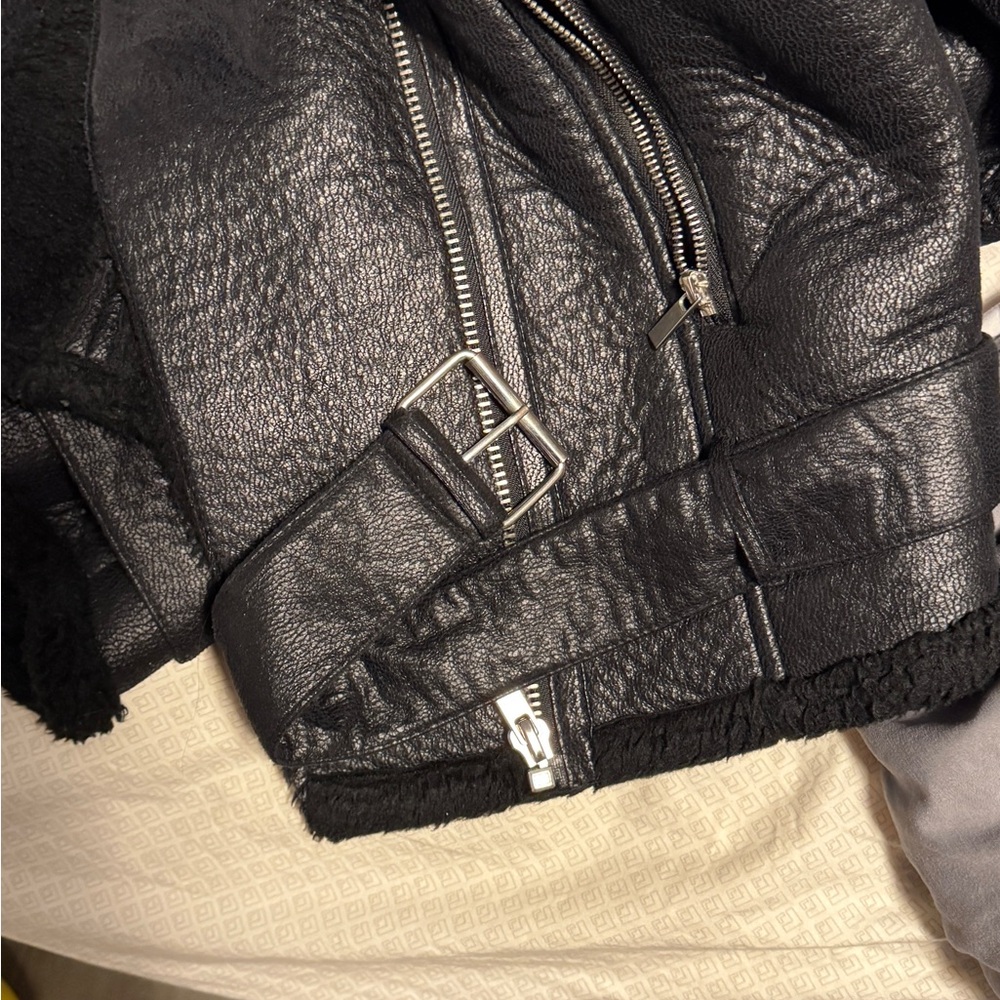 Barney’s Original Shearling Aviator Jacket Very - image 5